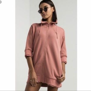 Raw pink Adidas Track Top